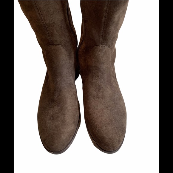 Vince Camuto Crisintha Over-The-Knee Lace Boots, Faux Suede - Picture 9 of 12